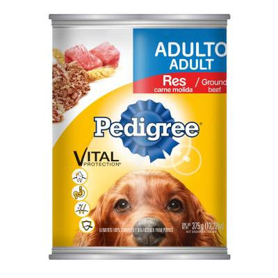 Alimento para perro Pedigree Vital Protection <br />adulto raza mediana carne molida de res 375 g